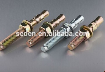 manufacture and export wedge anchor and through bolt
