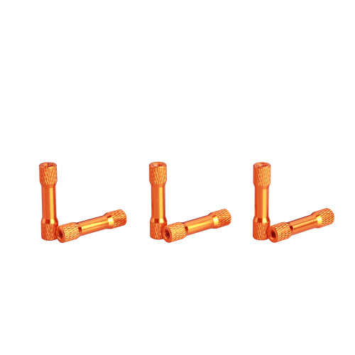Double thread hex knurled standoff