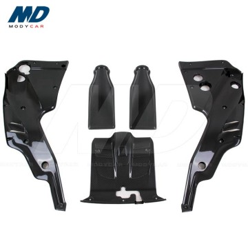 Carbon Fiber Engine Cover Set of 5 for 2013-2015 Ferrari F12 Berlinetta