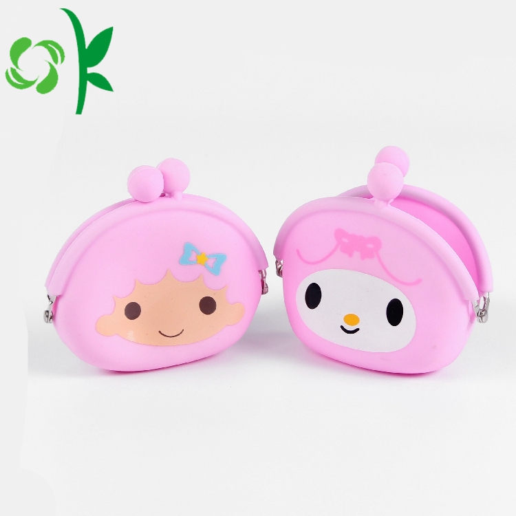 Custom Silicone Cute Clip Coin Purse Poach Wholesale