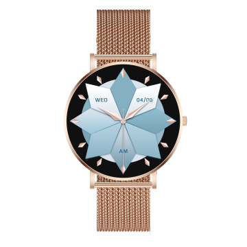 DW01 Ladies Smartwatch: 2024 New Arrivals - Ultra Thin Heart Rate Fitness Tracker with AMOLED Screen