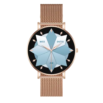 DW01 Ladies Smartwatch: 2024 New Arrivals - Ultra Thin Heart Rate Fitness Tracker with AMOLED Screen