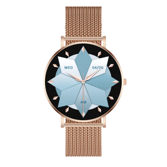 DW01 Ladies Smartwatch: 2024 New Arrivals - Ultra Thin Heart Rate Fitness Tracker with AMOLED Screen