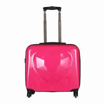 Wheeled laptop bags, sized 17 inches, special design, made of ABS + PC film, very fashionable