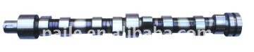 Forged steel and chilled cast iron camshaft for diesel engine W04D