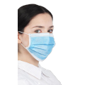 Nonwoven disposable surgical face mask