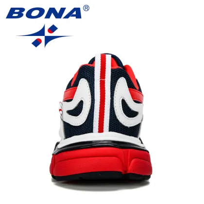 BONA New Designers Male Sneakers Running Shoes Men's Sport Shoes Outdoor Athletic Krasovki Tennis Shoes Man Jogging Shoes