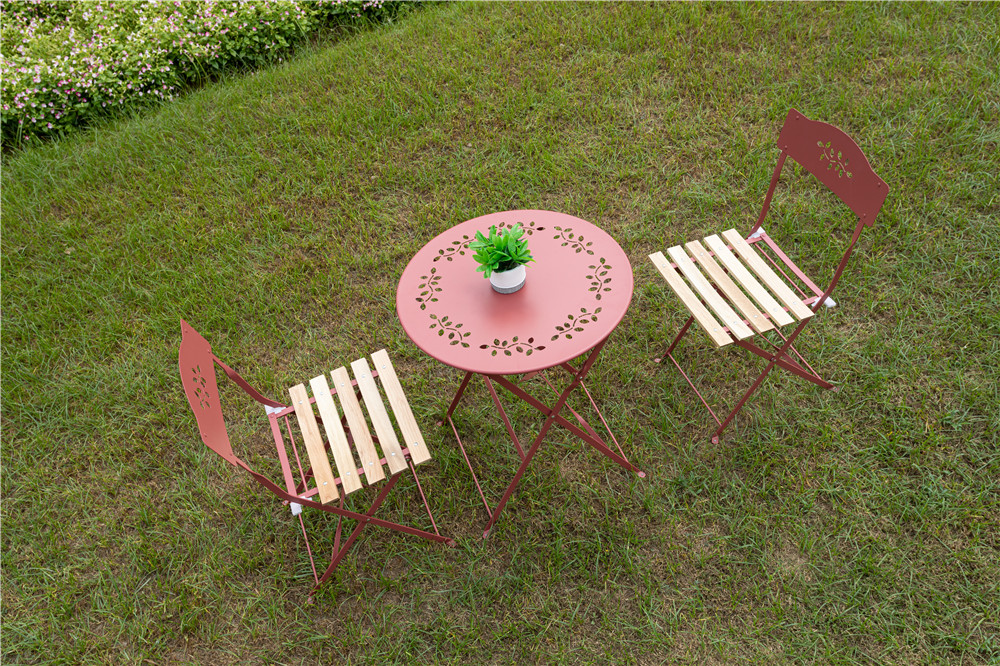 Metal Foldable Outdoor Table and Chair