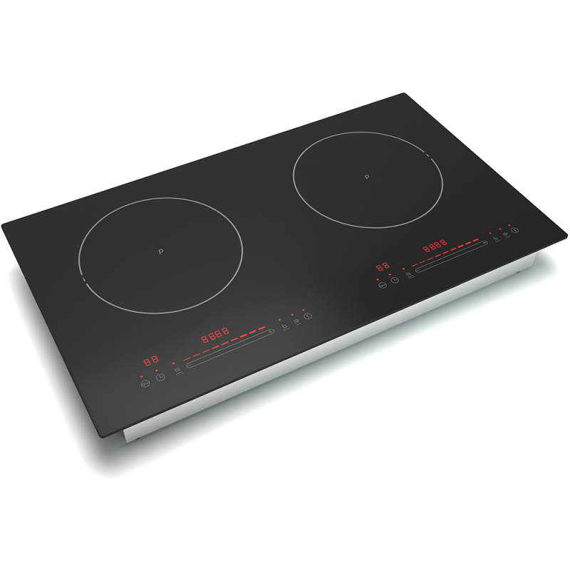CB CE 110V Two Burners Double Burner Super Thin Aluminum Housing Touch Button Built In Induction Cooker Ceramic Cooker Hob