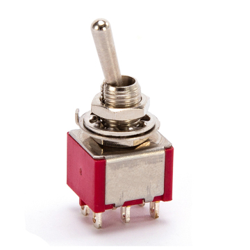 6A 250V High Quality 6 Pins Safety On-off Brass Toggle Switch KN1-203