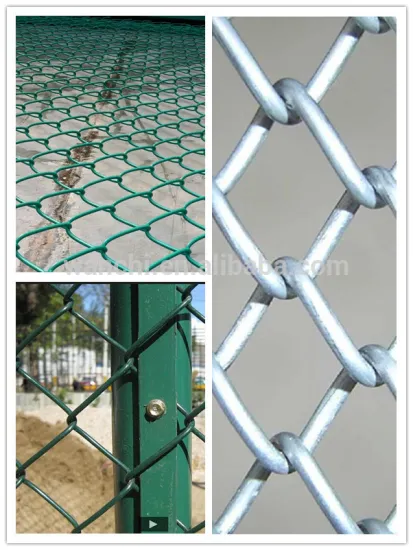 Wholesale cheap galvanized stainless steel used chain link fence