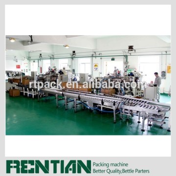Middle Sized Bag Shrinking machine and carton package line Made in China