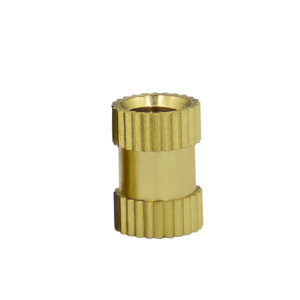 M2 brass knurled thread insert nut