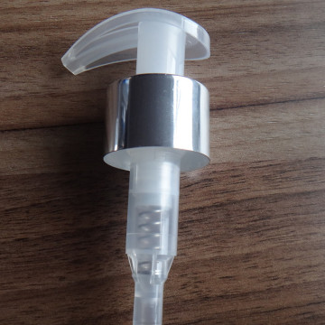 2cc left-right 28/410 lotion pump with aluminium collar,28/410 aluminium left-right lotion pump
