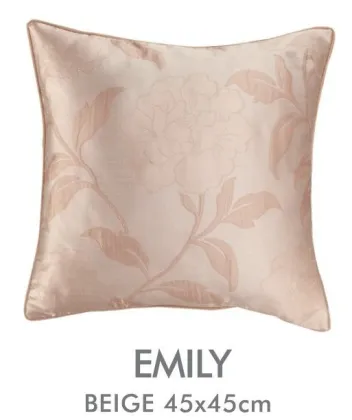 Bedroom Purple Red Jacquard Pillow Cover Customized Cushion , Office 100 Polyester Pillow