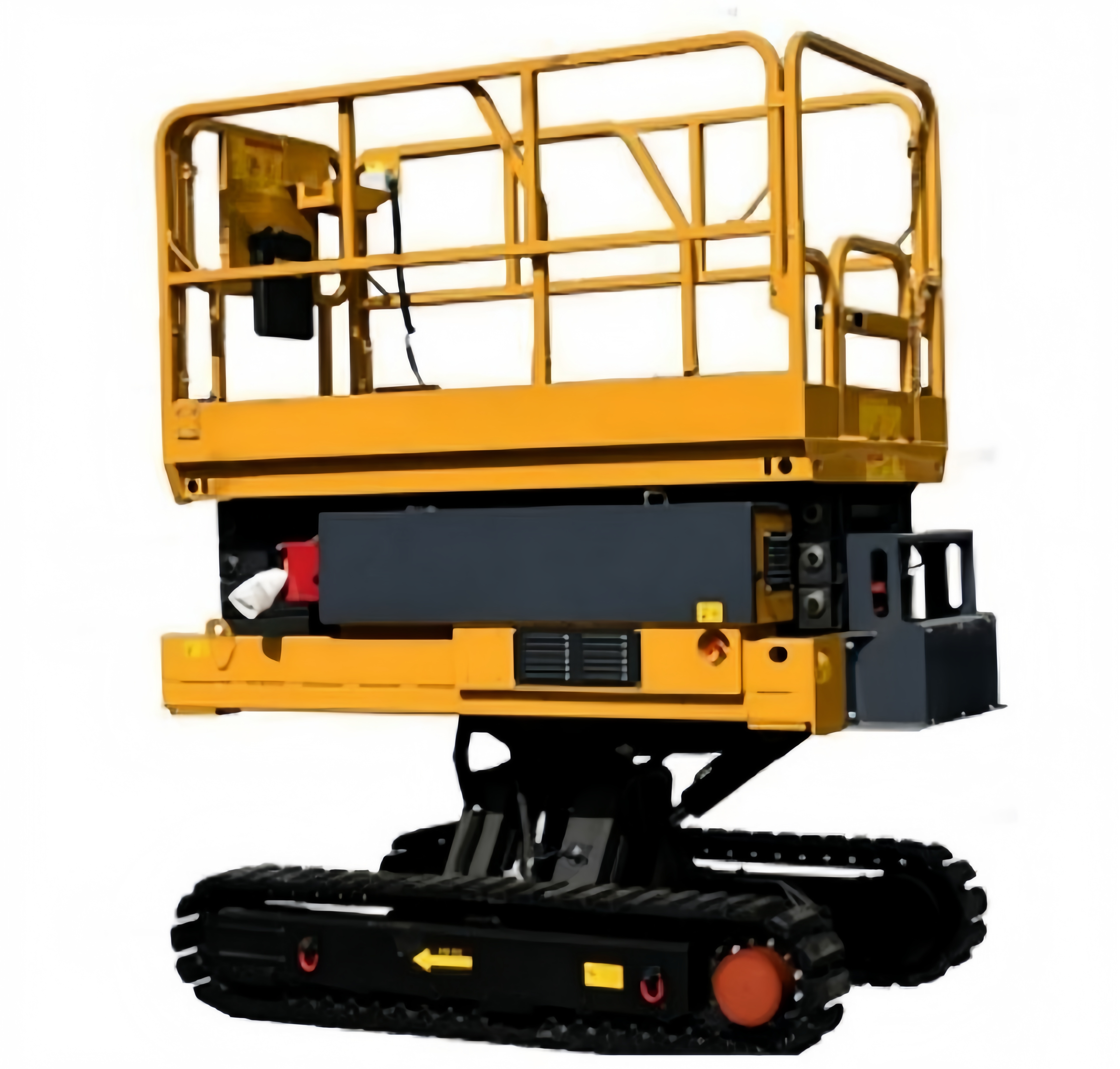 Bi-leveling Crawler Scissor Lift