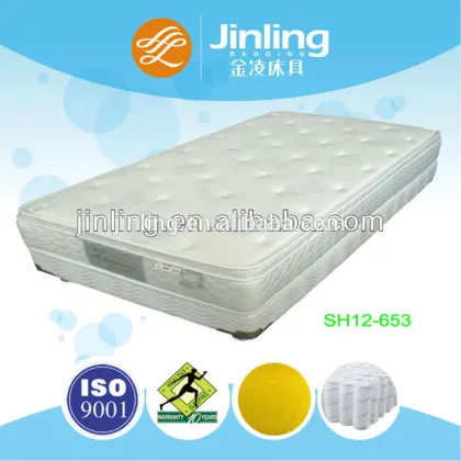 Pocket Coil Spring Mattress with soft coconut palm in filling