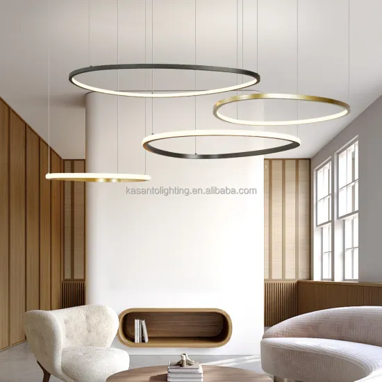 Black and Gold Nordic Modern Rectangle Chandelier Lights for Living Room Decoration