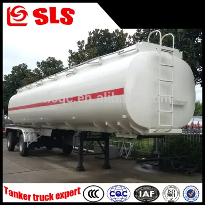 Single tire Oil tanker stainless steel trailers for sale
