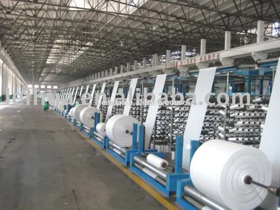 Customized width white pp woven fabric