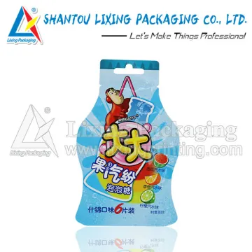 Chewing gum shaped bag