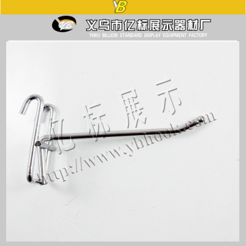 High Quality Supermarket Display Iron Wire Single Grid Hooks