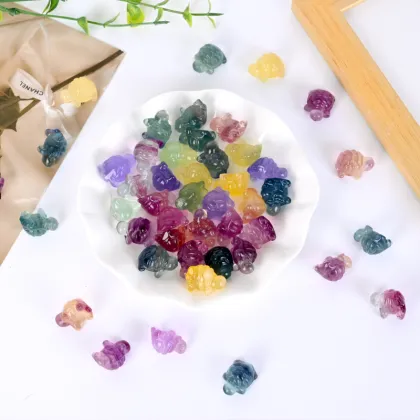 Healing Stone Fluorite Turtle