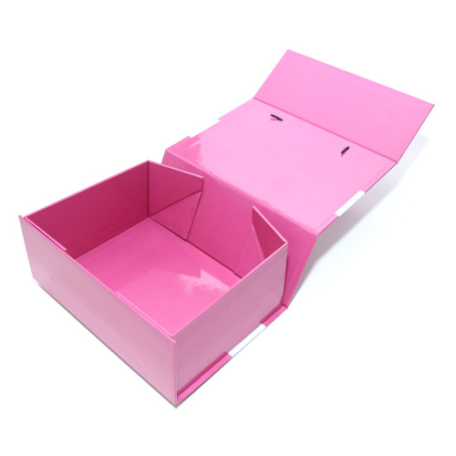 Caixa de presente de vestido de noiva de design personalizado rosa