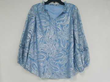 LADIES KNIT LONG SLEEVE TOP