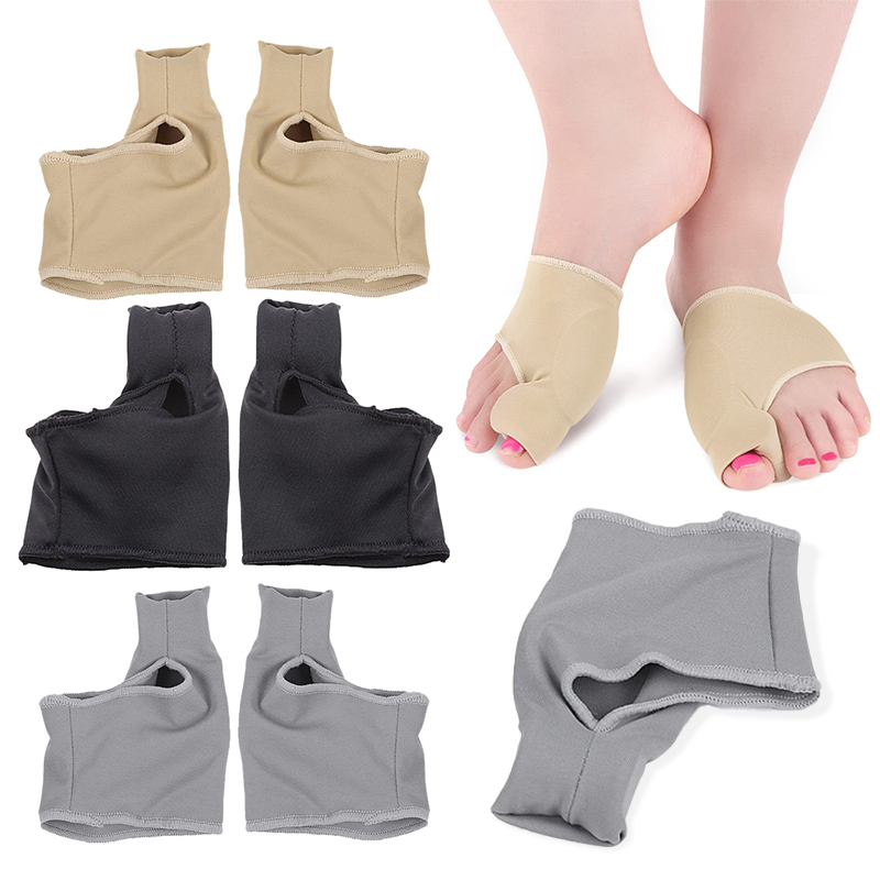 2Pcs=1Pair Socks For Pedicure Toe Separator Hallux Valgus Bunion Corrector Adjuster Correction Pedicure Sock Straightener TSLM1