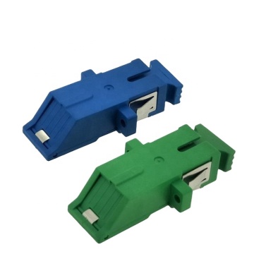 Factory Supply SC/APC Transparent Fiber Optic Shutter Adapter