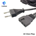 Kabel Daya Pin Tiga Bulat Eropa
