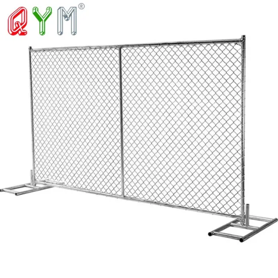 Barricade Road Safety Fence Construction Temporary Chain Link Fence Panels