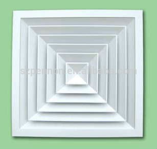 Air conditioner ceiling diffuser