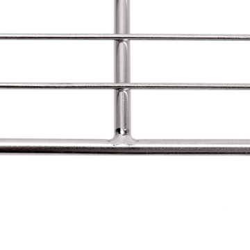 Easily cleaned BBQ grill stainless steel net basket