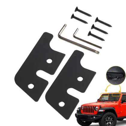 Jeep Sun Visor Repair Kit,Upgrade Jeep Wrangler Visor Repair Kit Aluminum Alloy Sun Visor Clips
