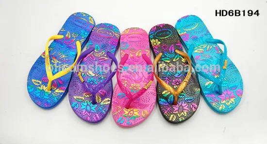 Colorful Cheap PCU lady flip flops wholesale