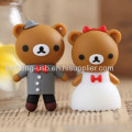 Dibujos animados populares oso de novio y novia boda regalo Usb Flash Drive