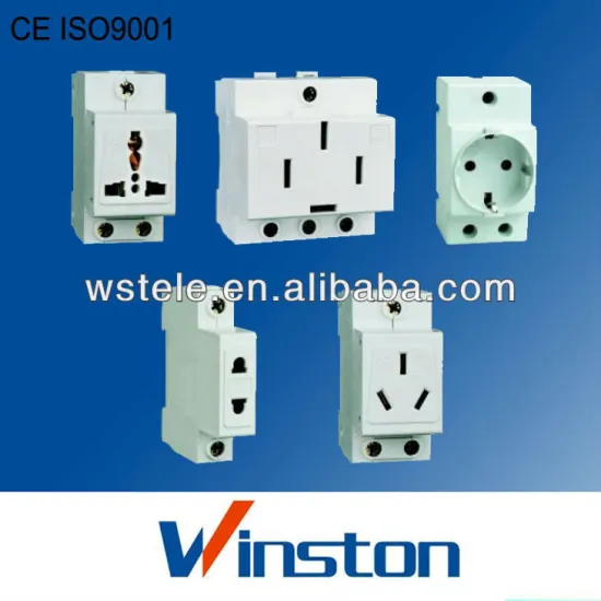 AC-30 din rail modular socket