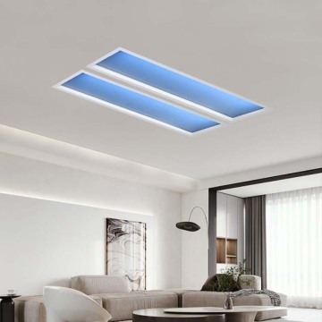 LED Intelligent Blue Square Panel για φωτισμό γραφείου και καθιστικού