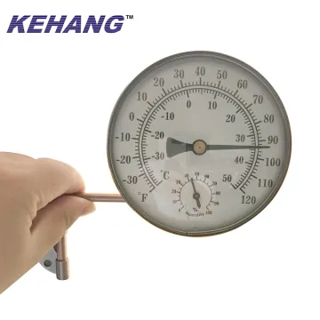 Bimetal 100mm Indoor/Outdoor Thermometer Hygrometer