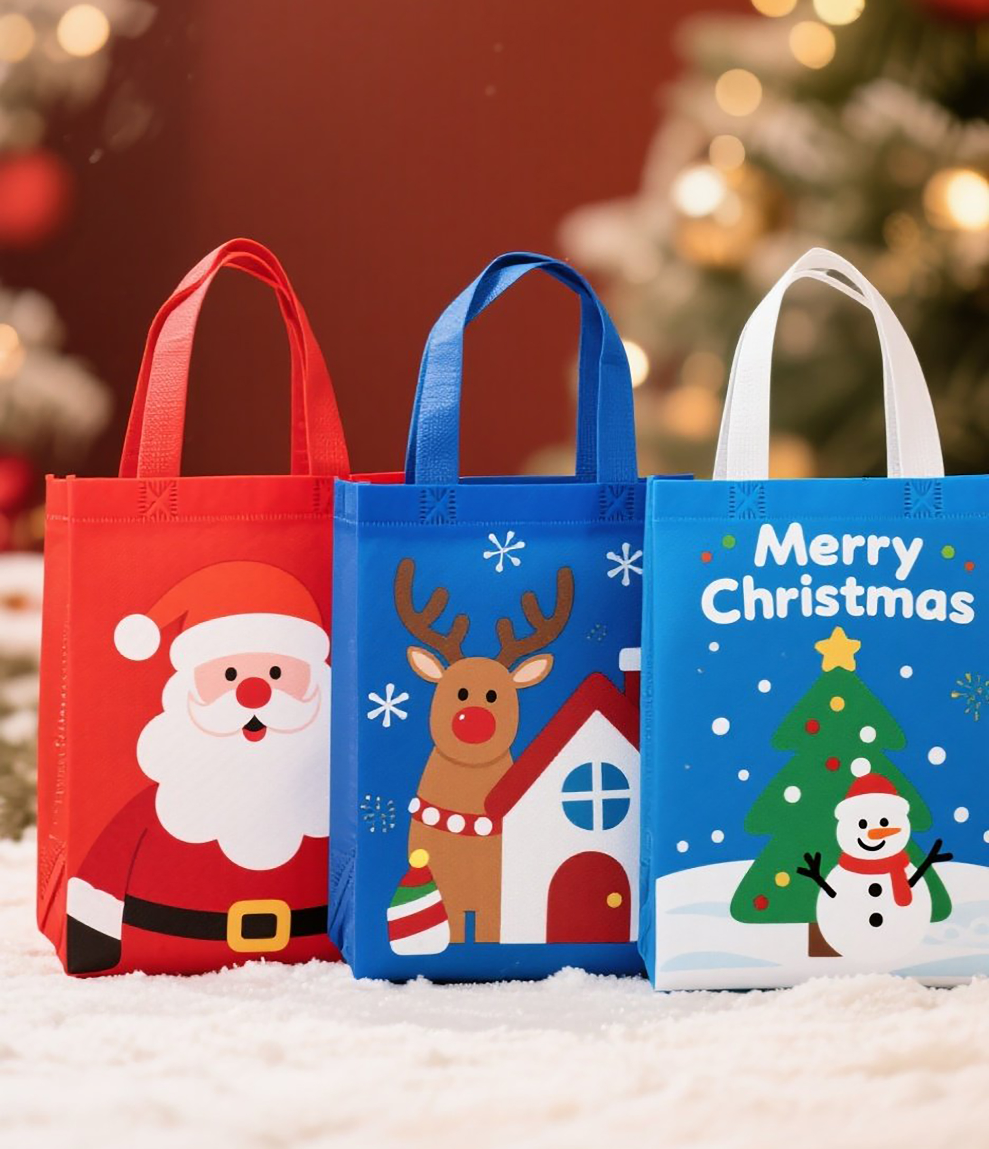 Personalized christmas gift bags