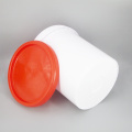PP reusable plastic bucket with handle and lid