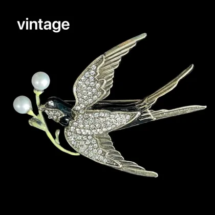 Zodiac Swallow Brooch Animal Brooches