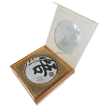 High-End Magnetic Gift Packaging Box with Clear Window and Paper Insert for Tea Bags