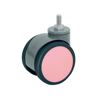 full plastic double wheel casters for hospital beds