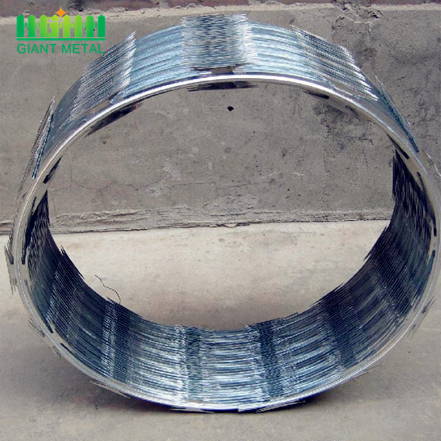 Hot sale security fencing galvanized razor barbed wire