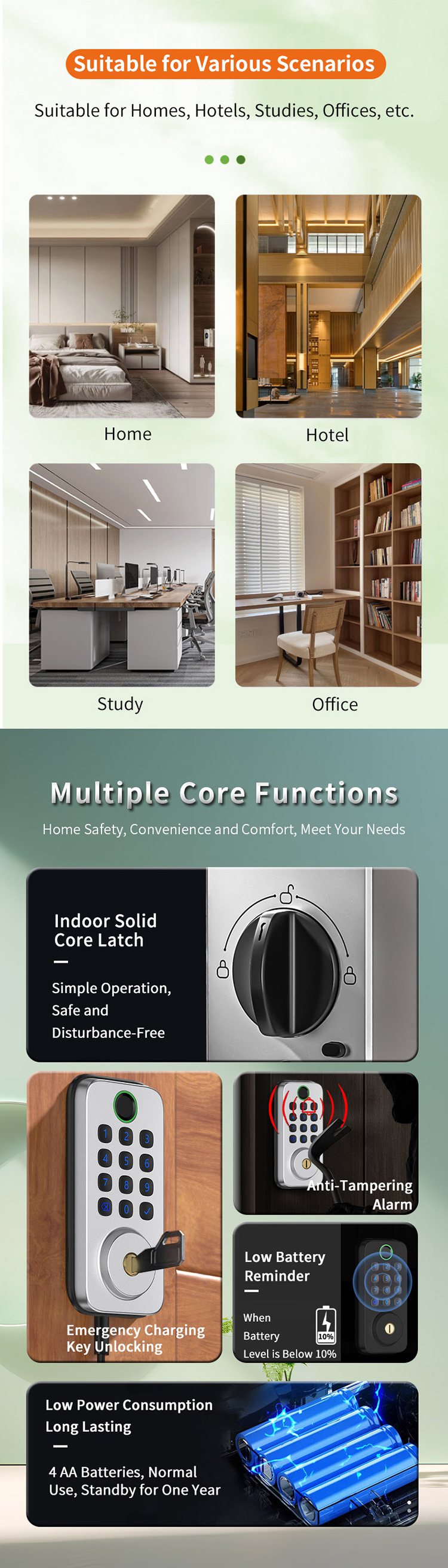 deadbolt smart door lock