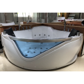 Hydrotherapy Bath Spa 1500mm Corner Massage Bathtub Whirlpool Bath