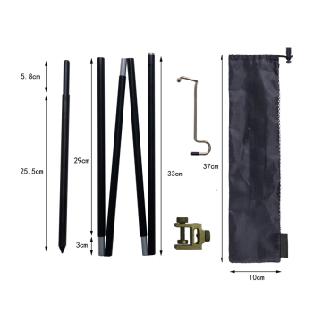 Portable Aluminum Adjustable Folding Camping Lamp Stand: A Reliable Partner for Outdoor Hiking and Camping Adventures